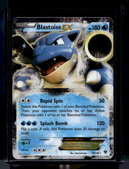 2014 Pokemon XY - Blastoise EX #29 (Kunto: Excellent)