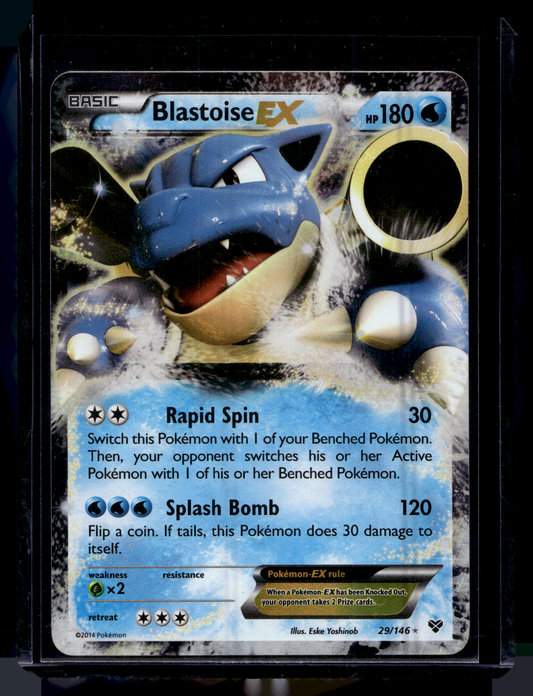 2014 Pokemon XY - Blastoise EX #29 (Kunto: Excellent)