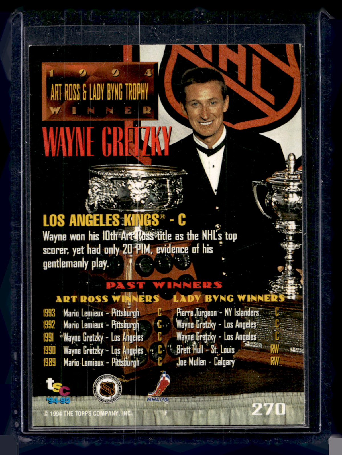 1994-95 Topps Stadium Club - Wayne Gretzky #270