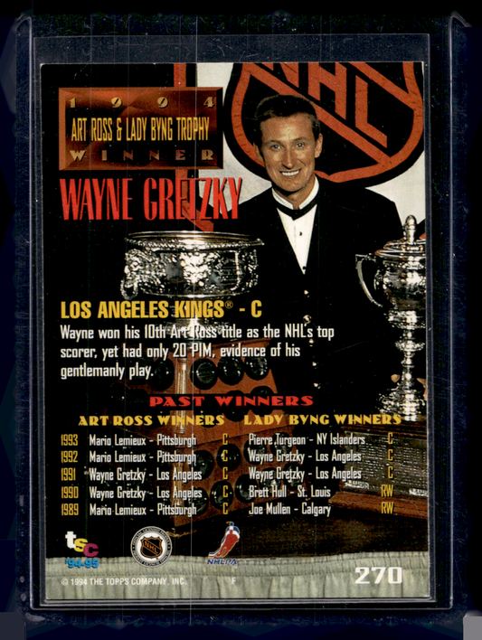 1994-95 Topps Stadium Club - Wayne Gretzky #270