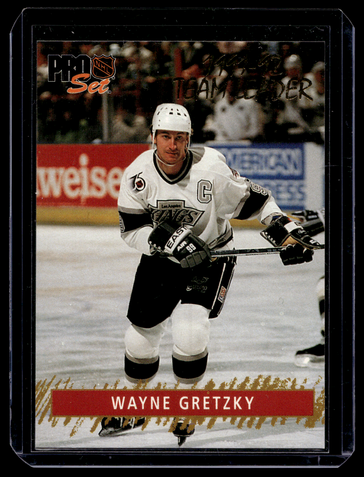 1992-93 Pro Set - Team Leaders - Wayne Gretzky #6