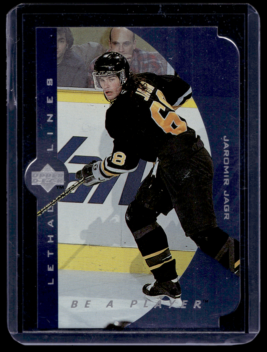 1995-96 Upper Deck Be a Player - Lethal Lines - Jaromir Jagr #LL12