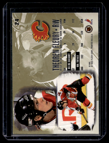 1995-96 Fleer Ultra - Gold Medallion Edition - Theoren Fleury #24