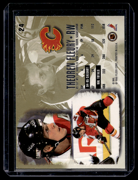 1995-96 Fleer Ultra - Gold Medallion Edition - Theoren Fleury #24