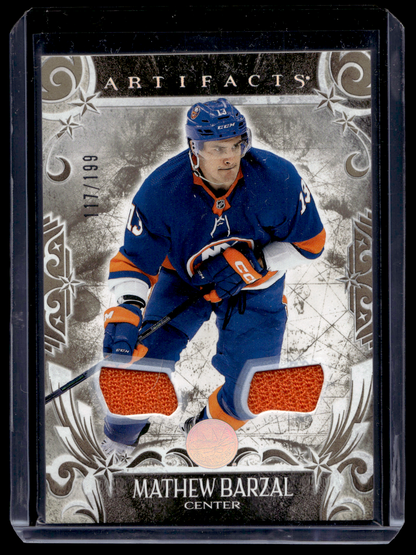 2024-25 Upper Deck Artifacts - Gold Materials - Stars - Mathew Barzal #146 /199