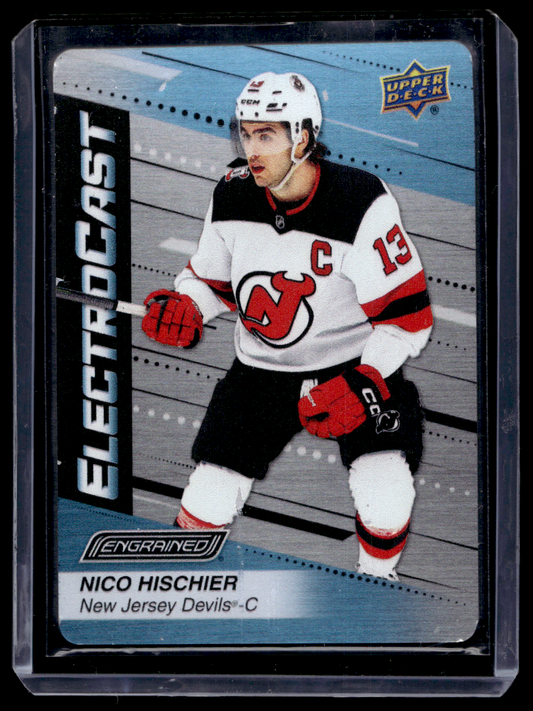 2023-24 Upper Deck Engrained - ElectroCast - Nico Hischier #EC-36