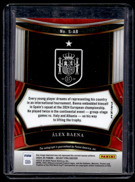 2024-25 Panini Select FIFA - Signatures - Alex Baena #S-AB