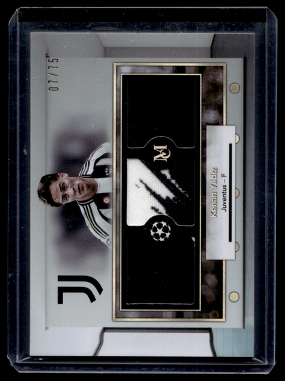 2024-25 Topps Museum Collection UEFA Club Competitions - Single Player Triple Relics - Kenan Yildiz #SPTR-KY /75