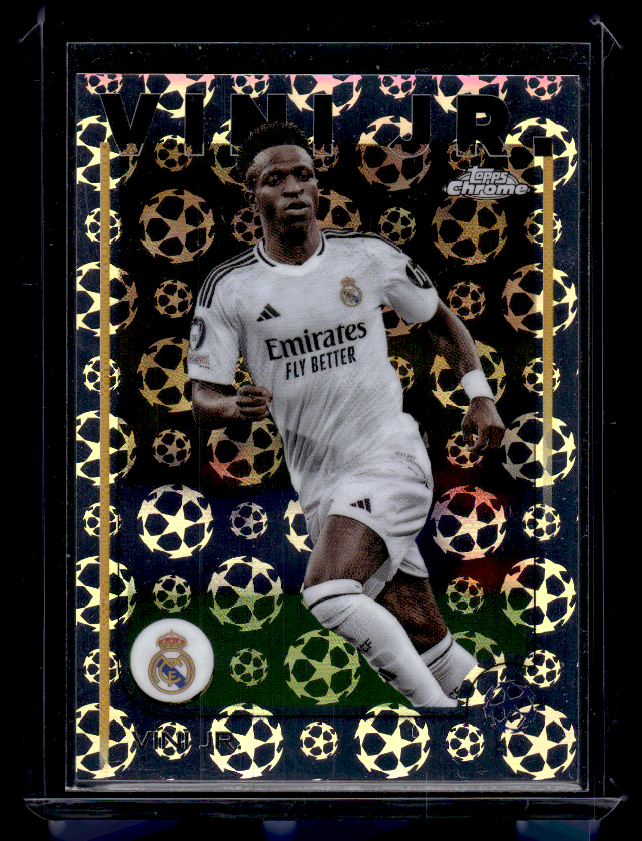 2024-25 Topps Chrome UEFA Club Competitions LogoFractor Edition - Vini Jr. #7