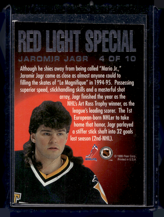 1995-96 Fleer Ultra - Red Light Specials - Gold Medallion - Jaromir Jagr #4