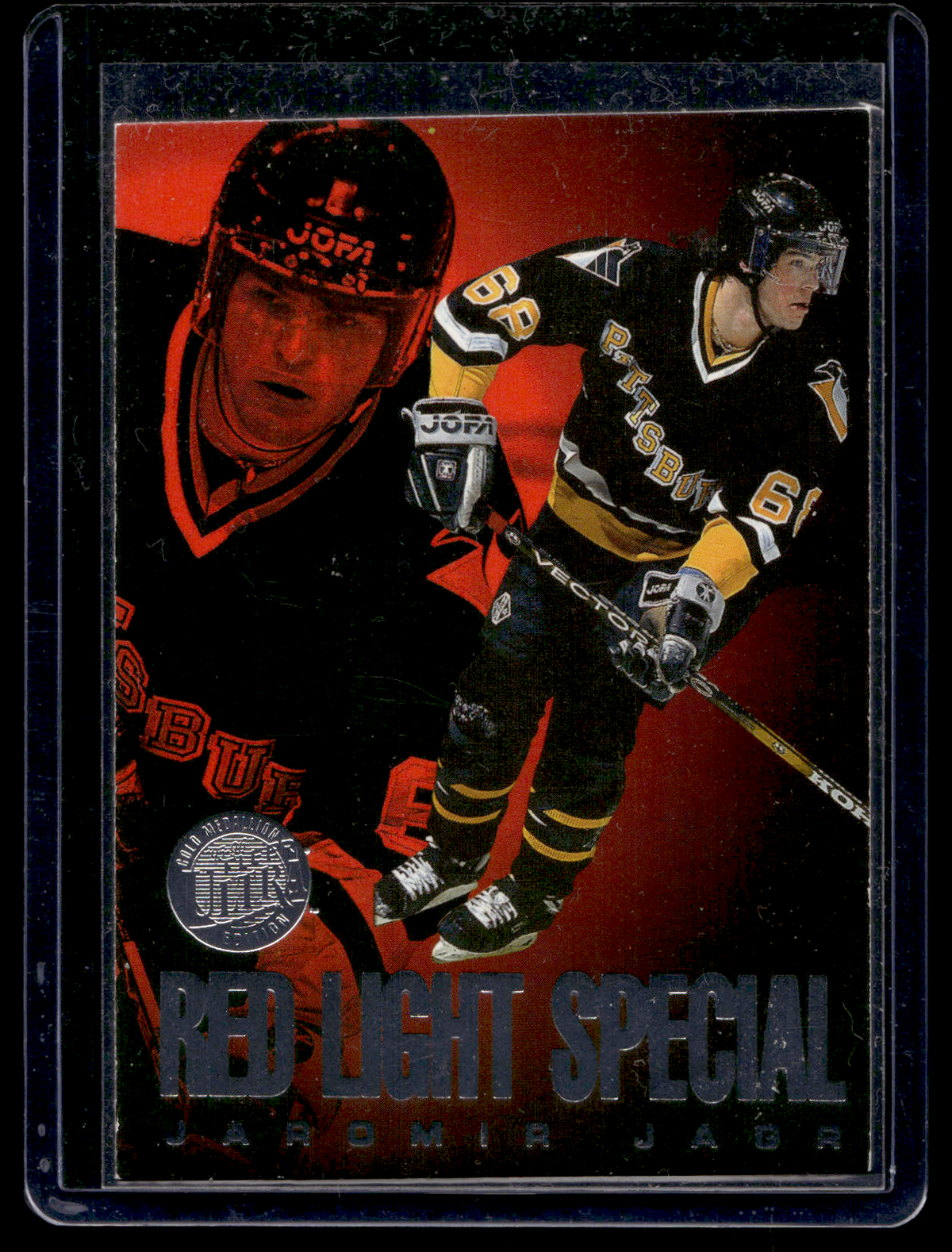 1995-96 Fleer Ultra - Red Light Specials - Gold Medallion - Jaromir Jagr #4