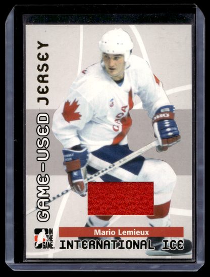 2006-07 In the Game-Used International Ice Signature Series - Game-Used - Jersey Gold - Mario Lemieux #GUJ-19 /10