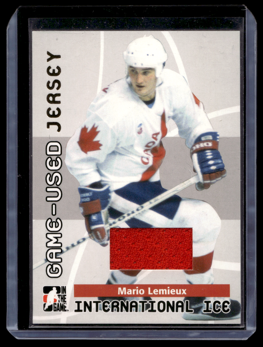 2006-07 In the Game-Used International Ice Signature Series - Game-Used - Jersey Gold - Mario Lemieux #GUJ-19 /10