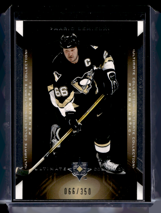 2004-05 Upper Deck Ultimate Collection - Mario Lemieux #34 - paitanumeroinilla 66/350