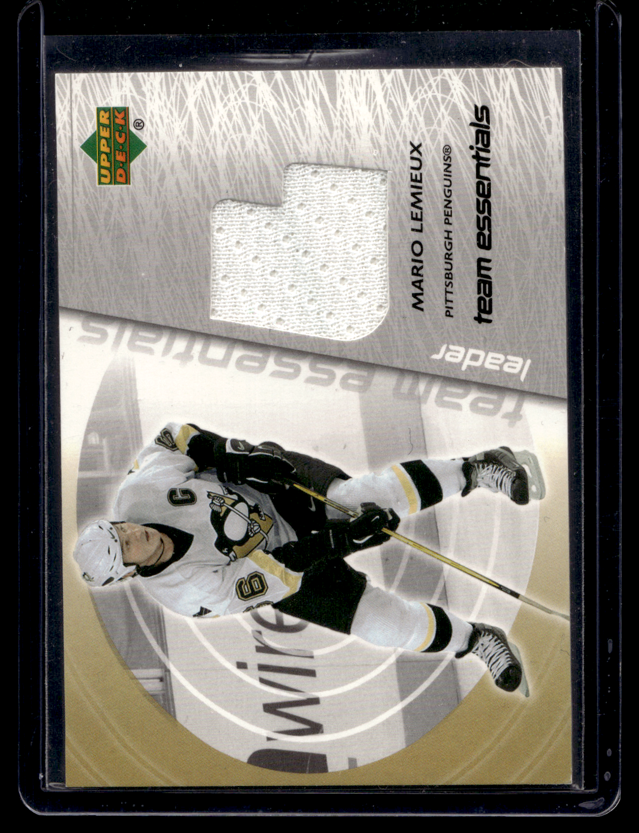 2002-03 Upper Deck - Team Essentials Jerseys - Mario Lemieux #TL-ML