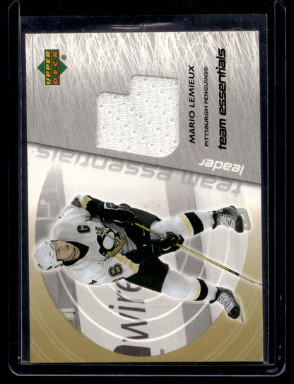 2002-03 Upper Deck - Team Essentials Jerseys - Mario Lemieux #TL-ML