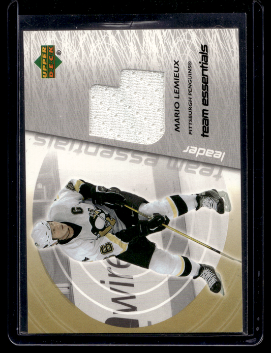 2002-03 Upper Deck - Team Essentials Jerseys - Mario Lemieux #TL-ML