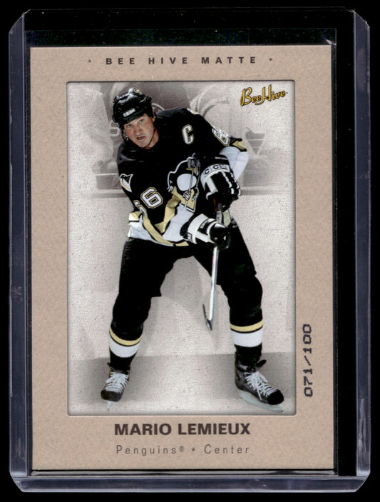 2005-06 Upper Deck Bee Hive - Matte - Mario Lemieux #71 /100