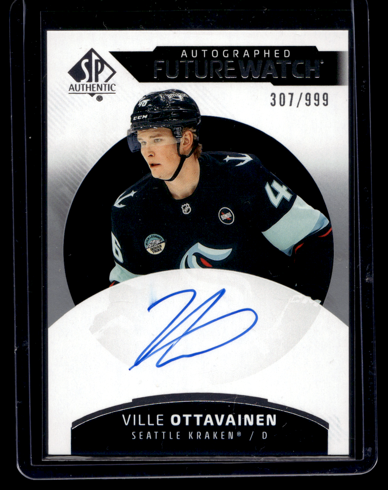 2025-26 Upper Deck SP Authentic - Autographed Future Watch - Ville Ottavainen #153 /999 RC