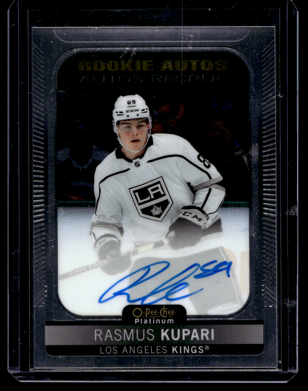 2021-22 Upper Deck OPC Platinum - Rookie Autographs - Rasmus Kupari #R-RK RY