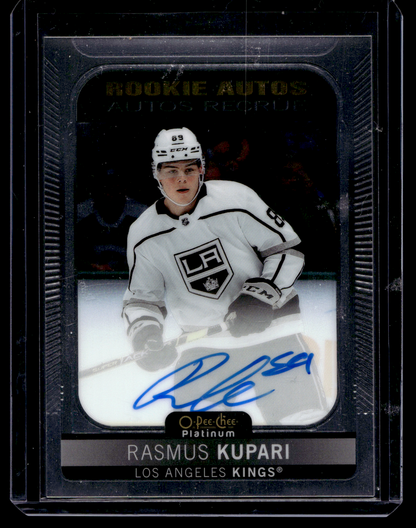 2021-22 Upper Deck OPC Platinum - Rookie Autographs - Rasmus Kupari #R-RK RY
