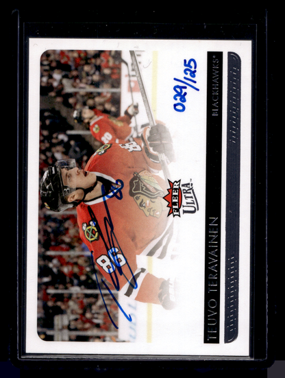 2014-15 Fleer Ultra - Buyback Autographs - Teuvo Teravainen #28 /125 RY