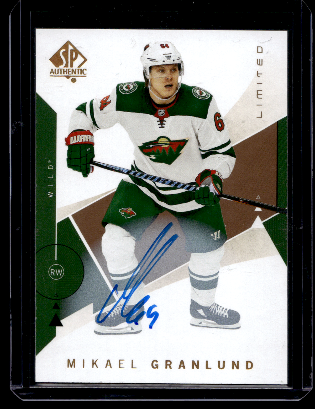 2018-19 Upper Deck SP Authentic - Limited Autographs - 2019-20 SP Authentic Update - Mikael Granlund #76