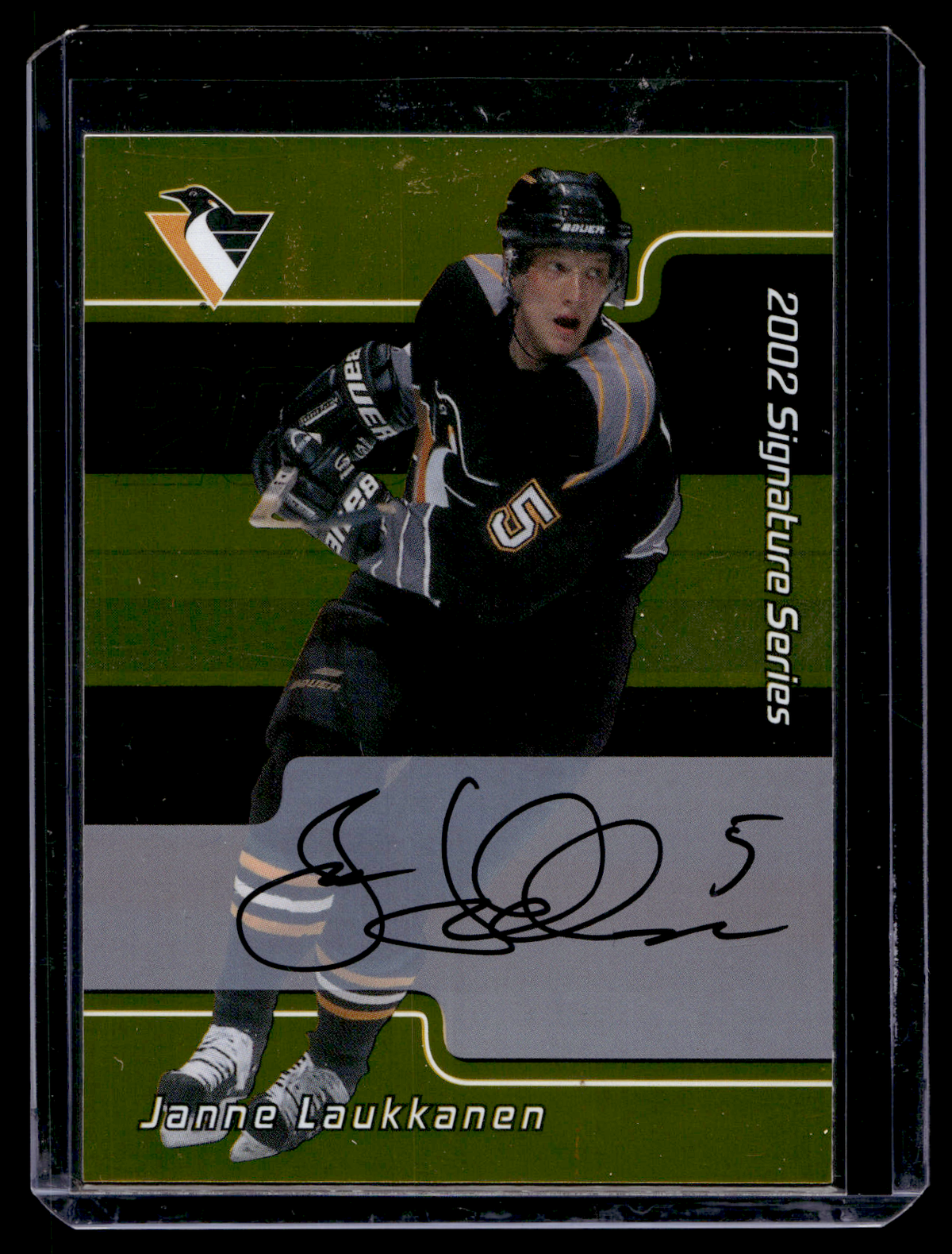 2001-02 In the Game Be A Player Signature Series - Gold Autographs - Janne Laukkanen #048