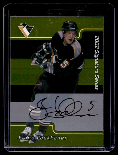 2001-02 In the Game Be A Player Signature Series - Gold Autographs - Janne Laukkanen #048