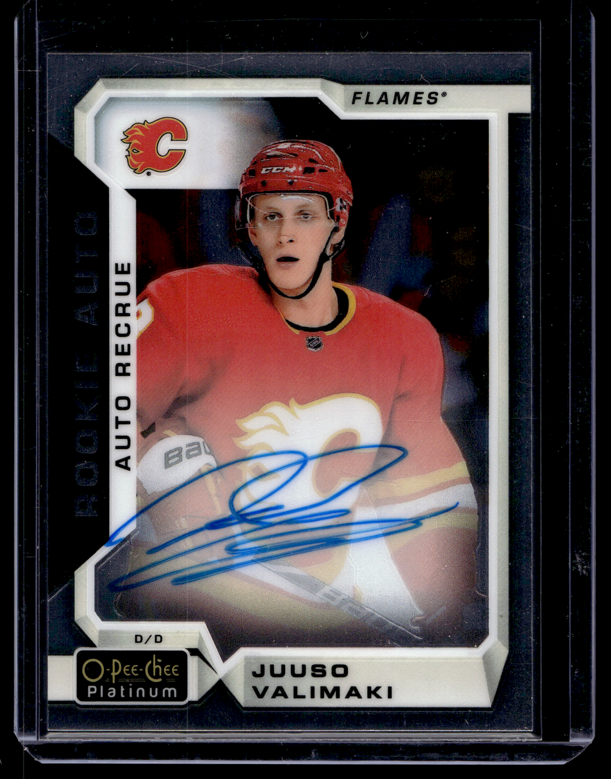 2018-19 Upper Deck OPC Platinum - Rookie Autographs - 2021-22 O-Pee-Chee Platinum Update - Juuso Valimaki #R-JV RY
