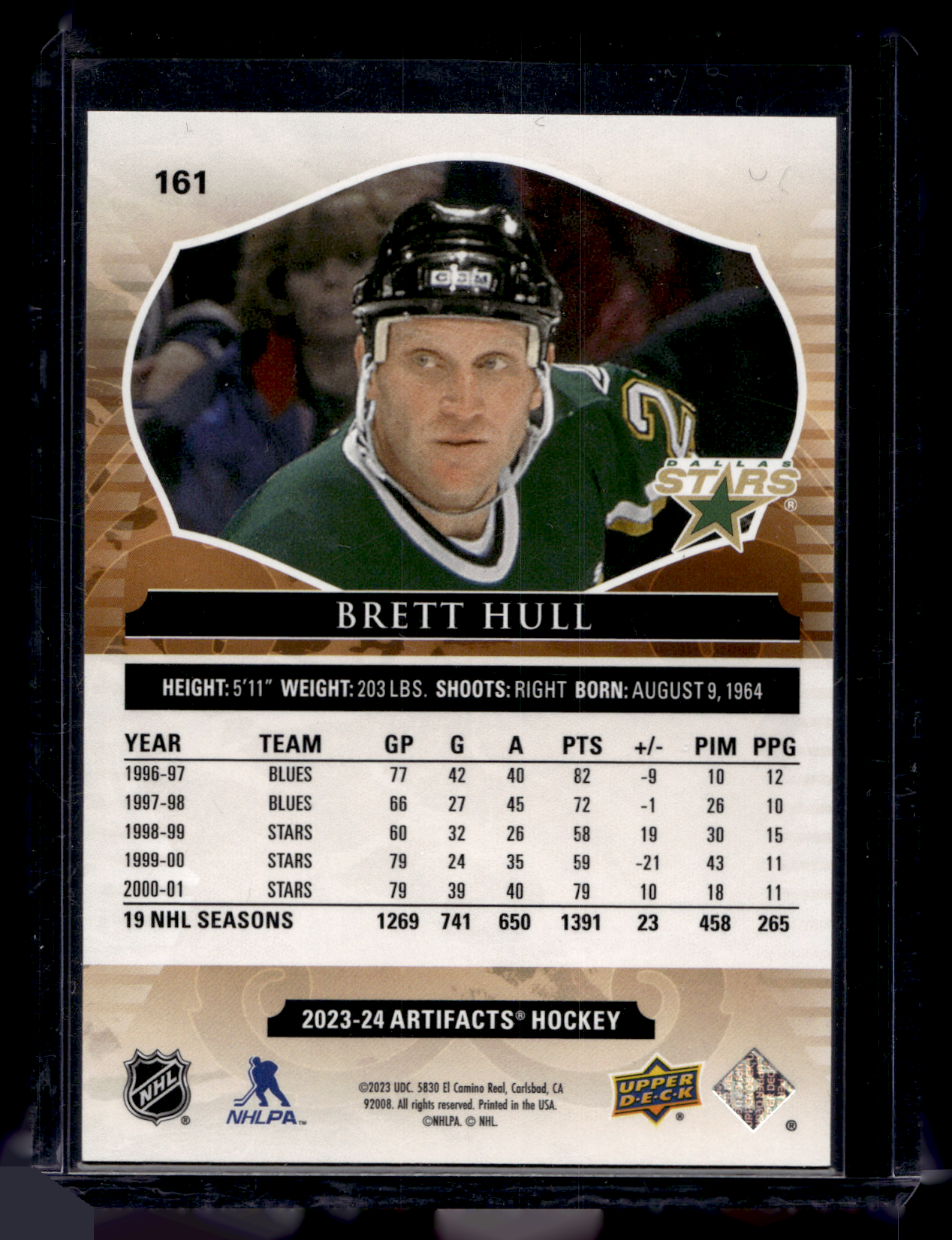 2023-24 Upper Deck Artifacts - Legends - Brett Hull #161 /599