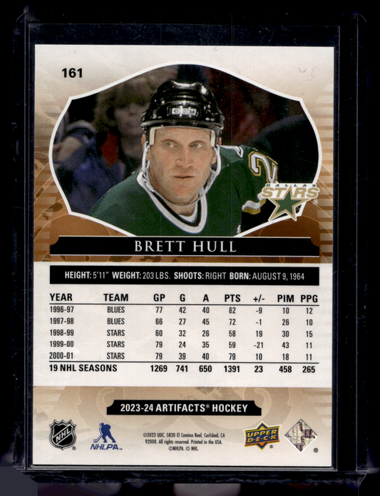 2023-24 Upper Deck Artifacts - Legends - Brett Hull #161 /599
