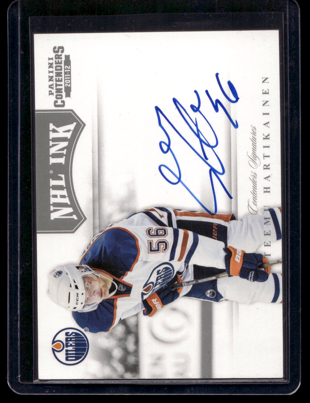 2011-12 Panini Playoff Contenders - NHL Ink - Teemu Hartikainen #20 RY