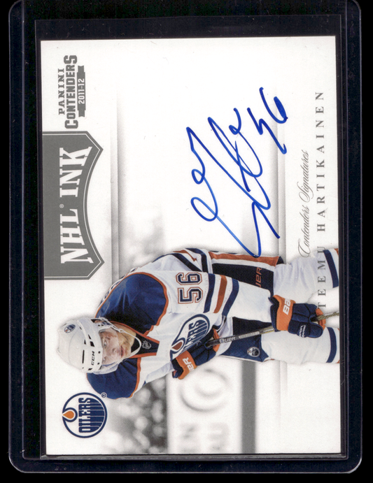2011-12 Panini Playoff Contenders - NHL Ink - Teemu Hartikainen #20 RY