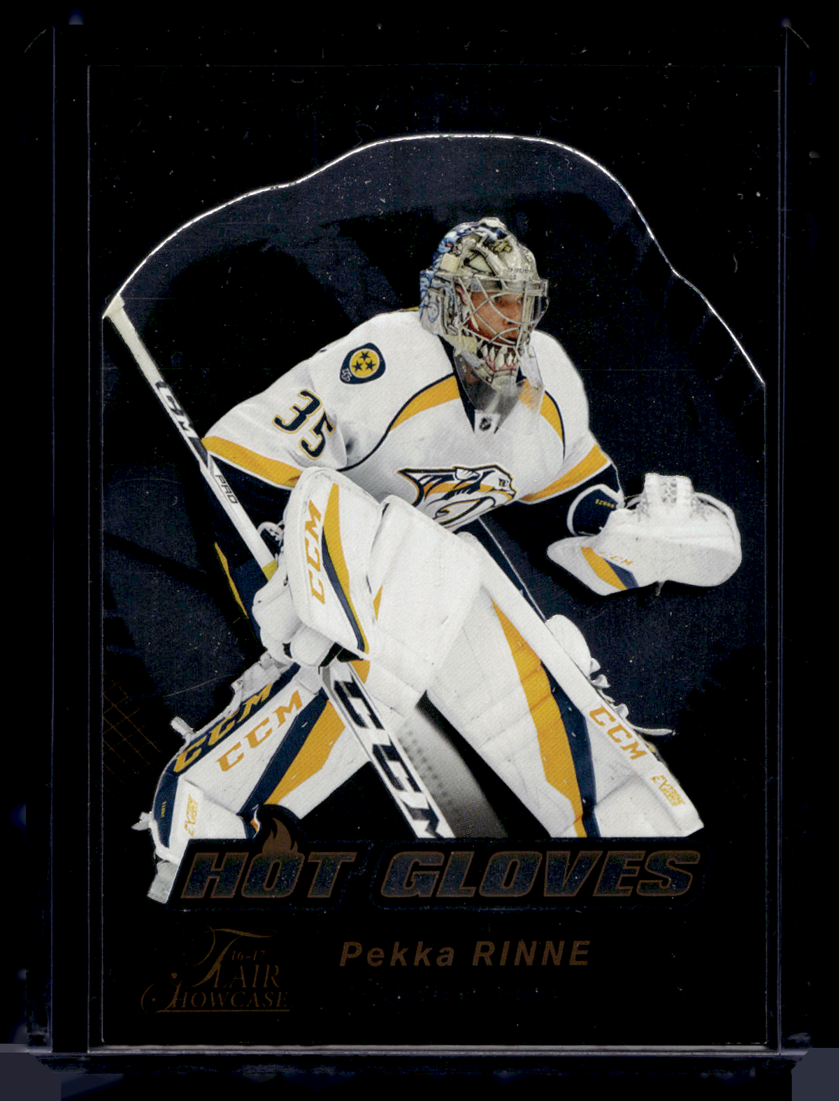 2016-17 Upper Deck Fleer Showcase - Flair Hot Gloves - Pekka Rinne #HG4