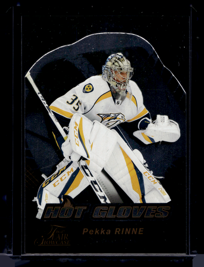 2016-17 Upper Deck Fleer Showcase - Flair Hot Gloves - Pekka Rinne #HG4