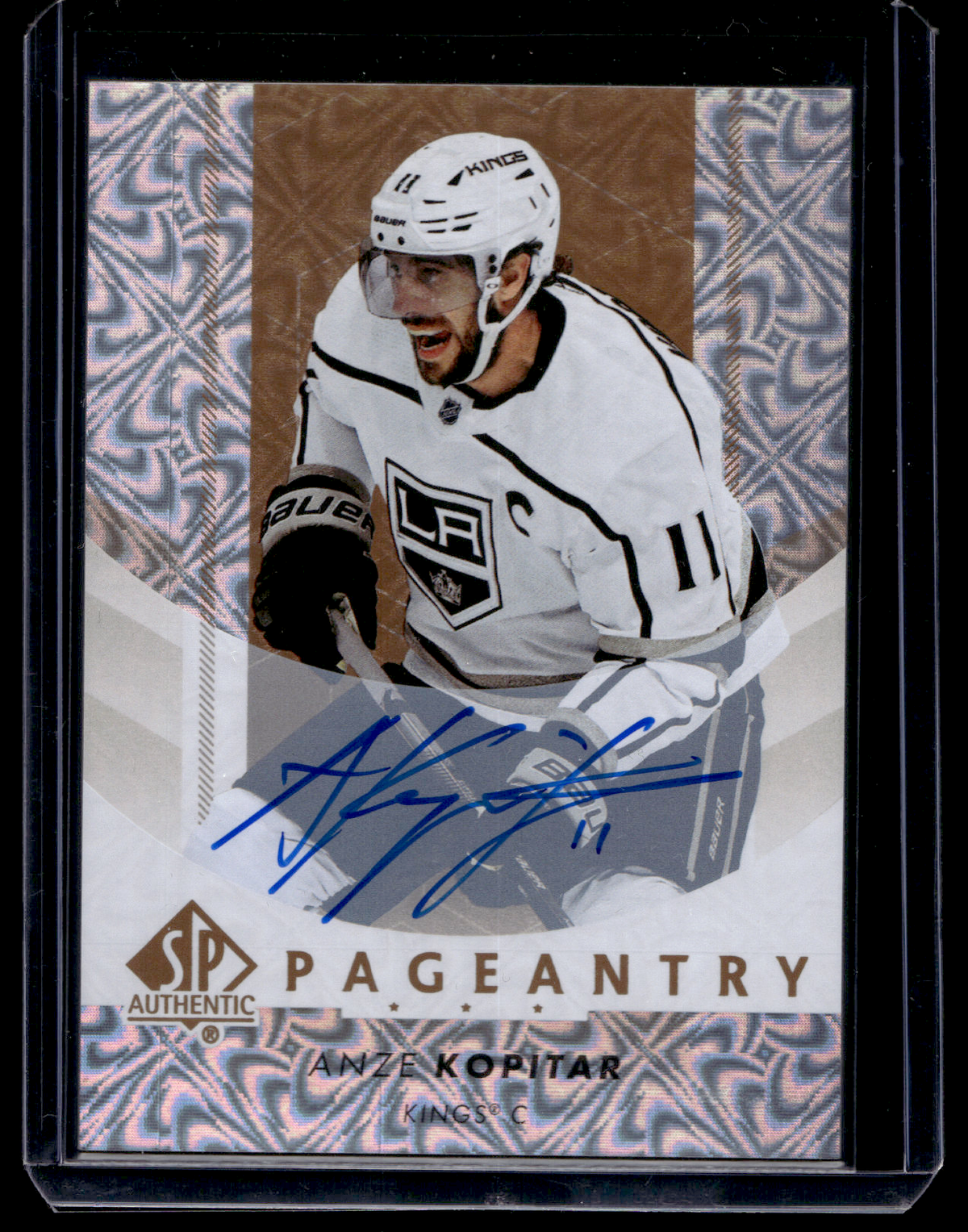 2022-23 Upper Deck SP Authentic - Pageantry - Autographs - Anze Kopitar #P-11