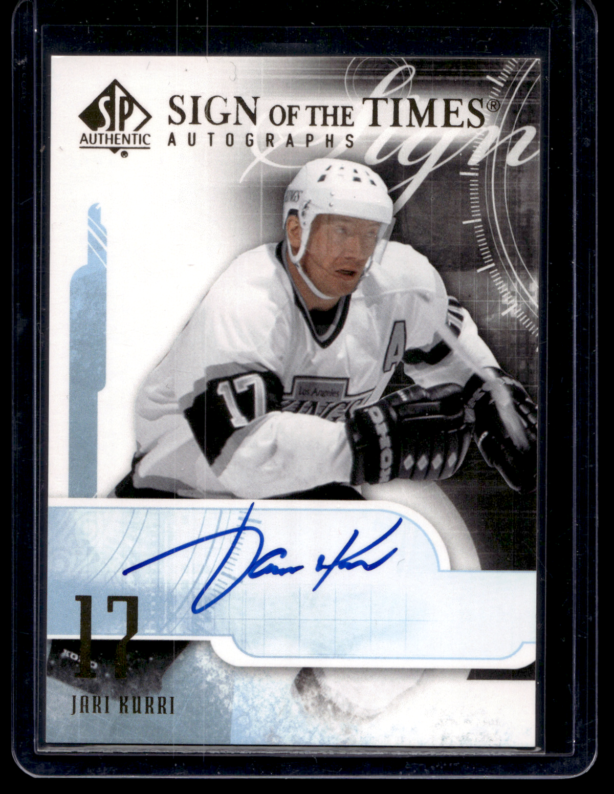 2008-09 Upper Deck SP Authentic - Sign of the Times - Jari Kurri #ST-JK