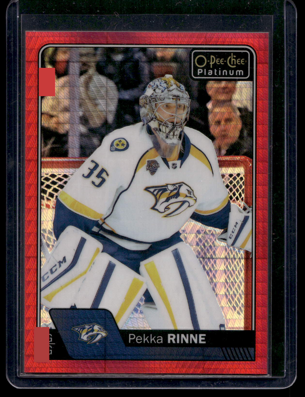 2016-17 Upper Deck OPC Platinum - Red Prism - Pekka Rinne #72 /199
