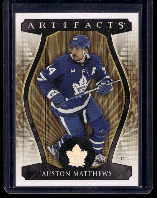 2023-24 Upper Deck Artifacts - Leather Variant - Stars - Auston Matthews #135