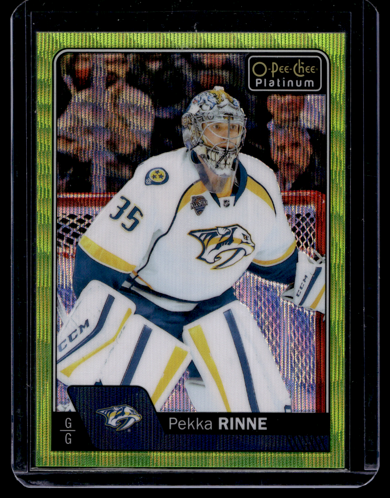 2016-17 Upper Deck OPC Platinum - Emerald Surge - Pekka Rinne #72 /10