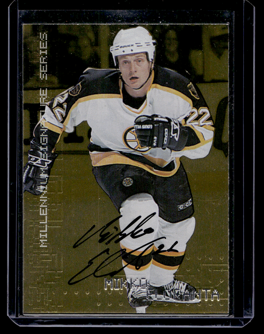 1999-00 In the Game Be A Player Millennium Signature Series - Gold Autographs - Mikko Eloranta #27 RY