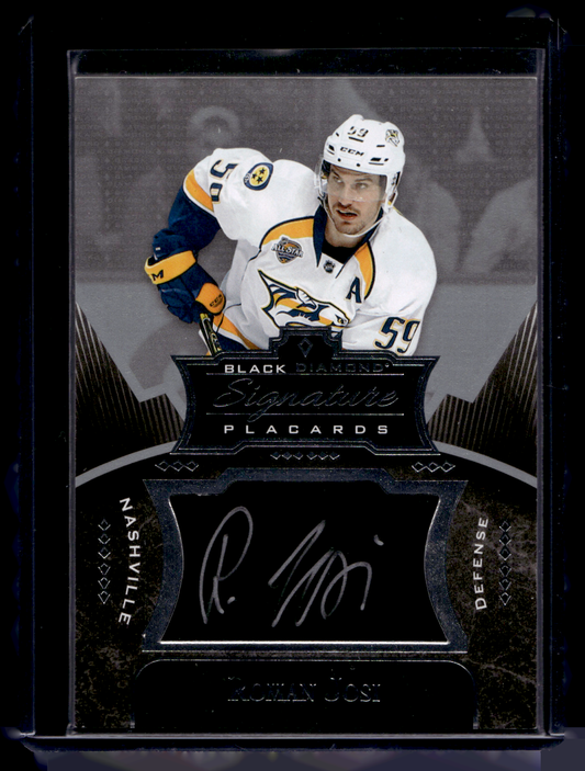 2016-17 Upper Deck Black Diamond - Signature Placards - Roman Josi #SP-RJ