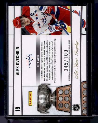 2010-11 Panini Playoff Contenders - Awards Contenders - Purple - Alex Ovechkin #19 /100