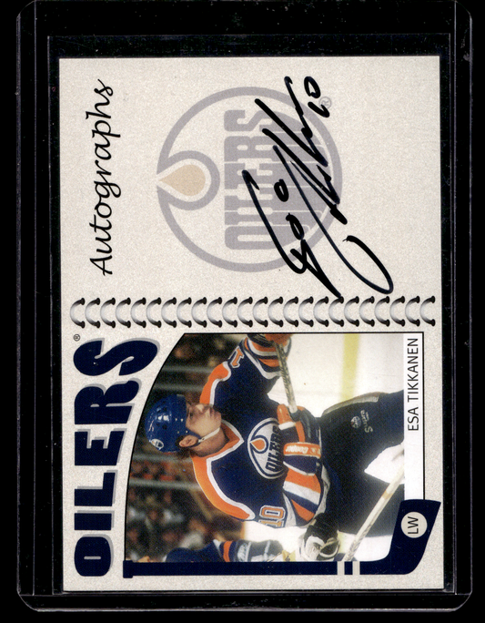 2004-05 In the Game Franchises Canadian Edition - Autographs - Esa Tikkanen #A-ET