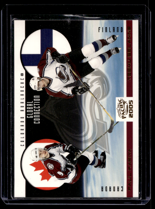 2004-05 Pacific - Global Connection - Paul Kariya / Teemu Selanne #4