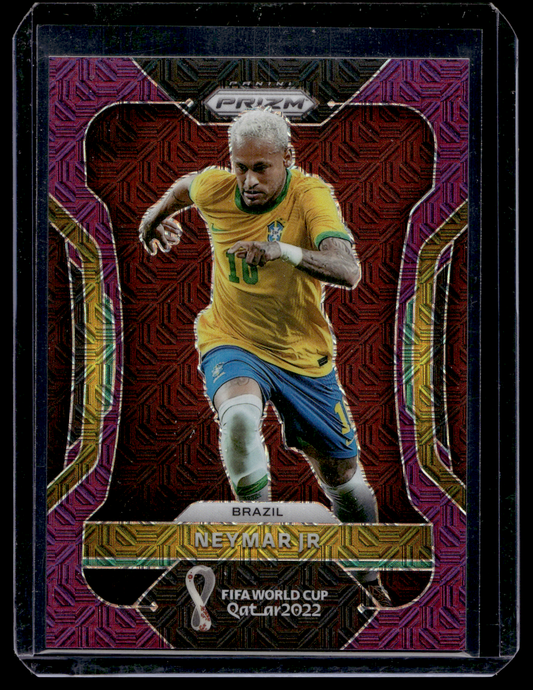 2022 Panini Prizm World Cup Qatar - Purple Mojo Prizm - Neymar Jr #32 /49