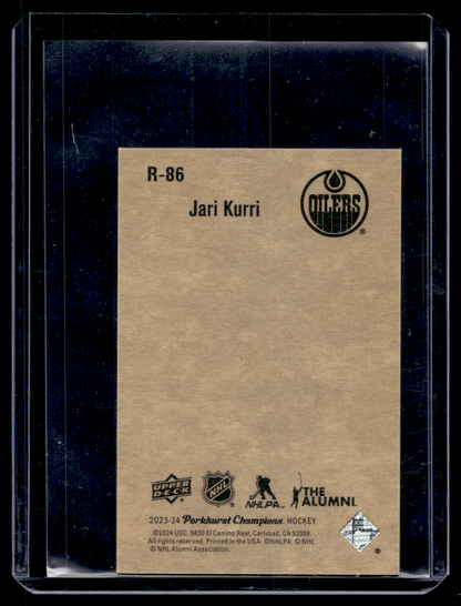 2023-24 Upper Deck Parkhurst Champions - 52 Retros - Jari Kurri #R-86