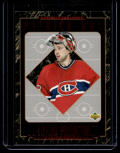1995-96 Upper Deck - Hobby Award Predictor - Redemption - Patrick Roy #H14