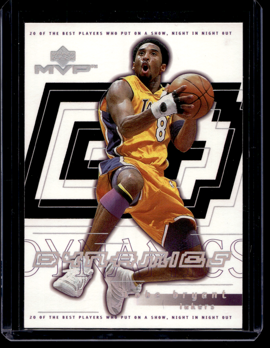 2000-01 Upper Deck MVP - Dynamics - Kobe Bryant #D6
